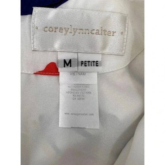 Corey Lynn Calte Anthropologie Romper Jumpsuit r Kimono Floral Petite Medium - Picture 9 of 12